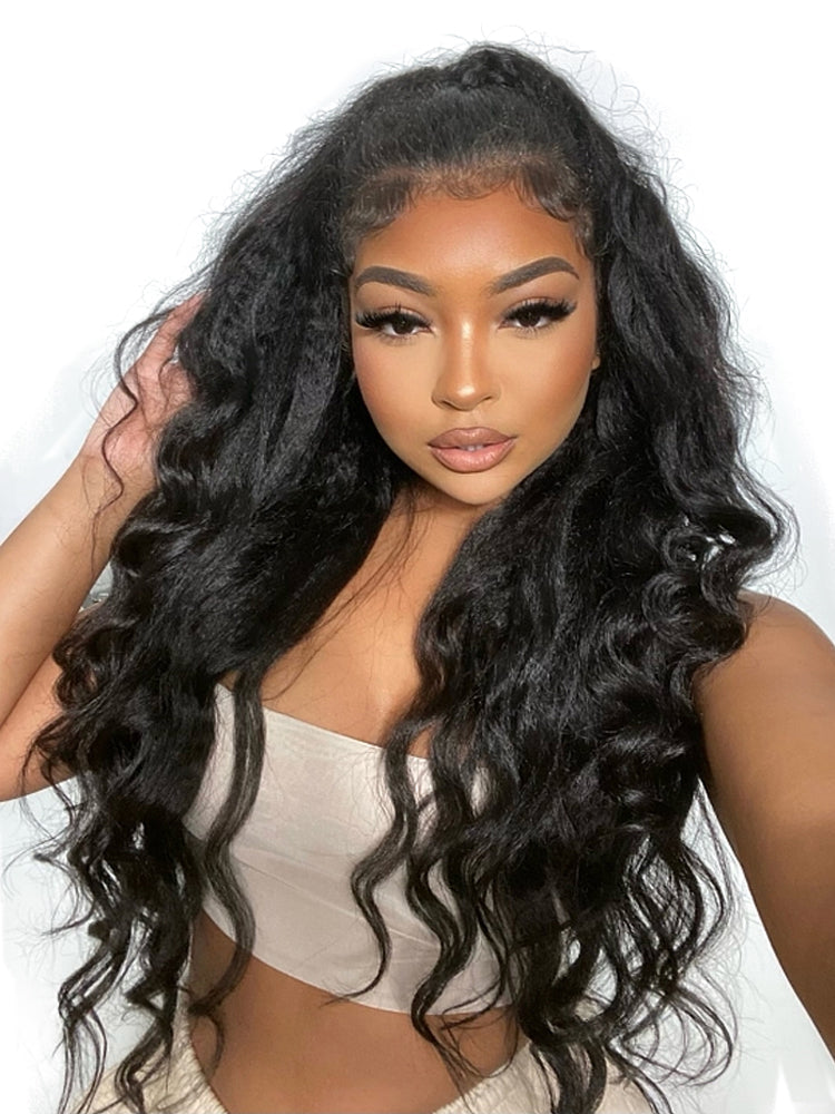 Curling Iron/Wand Wavy Wigs