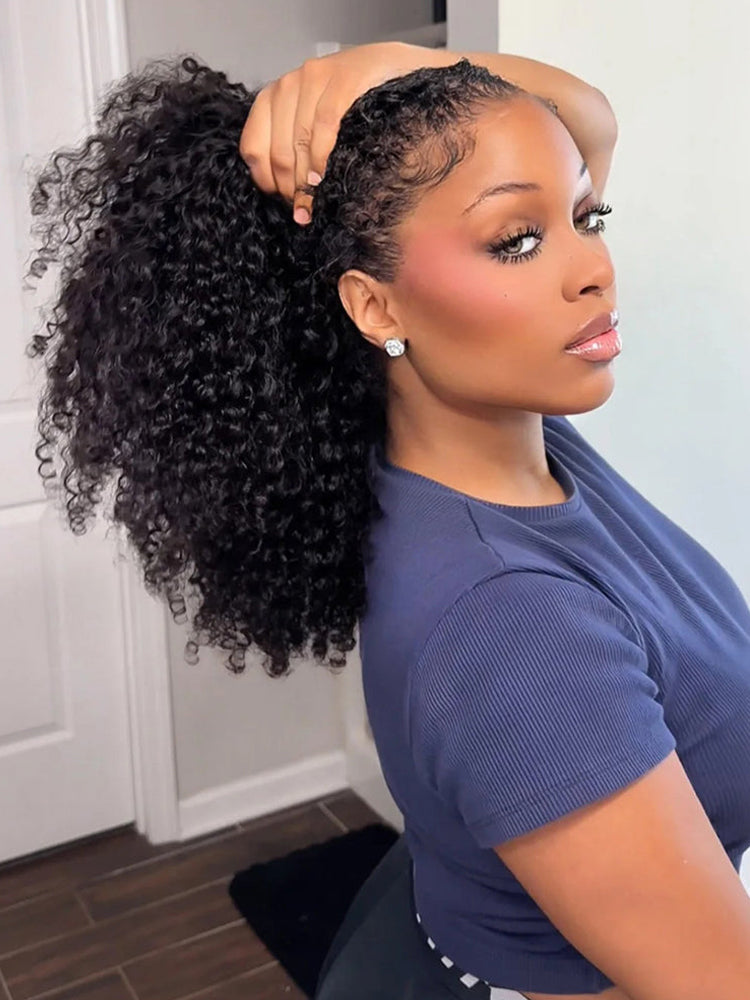 Moshe Burmese Culry End  Feather Crochet Human Hair Extension 100Gram