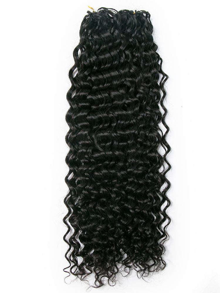 Moshe Water Wave  Crochet Human 80 or 100 Strands Hair 100Gram
